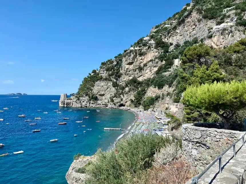 10 Best Italian Beaches for Partying: Get Ready to Dance Barefoot on the Sand! 8 Spiaggia del Fornillo, Positano